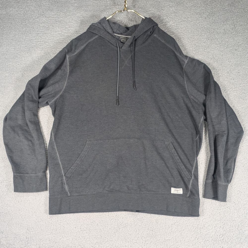 Eddie Bauer Hoodie Mens Extra Large Grey Long Sleeve Sweater - Picture 1 of 6